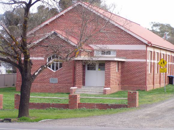 Hall, 94 High Street. Axedale