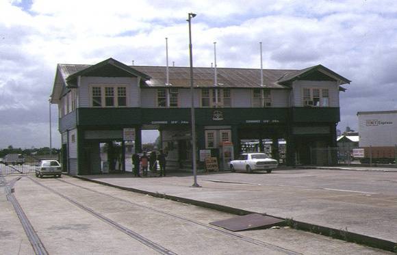 station pier entrance building march 1993