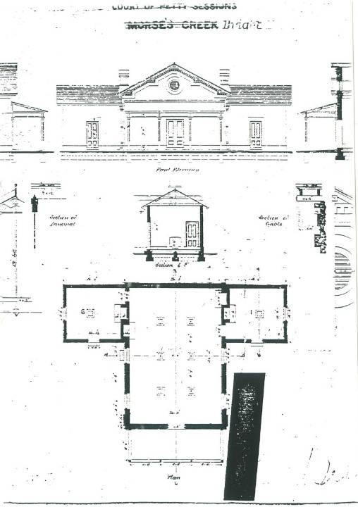 Bright court house  architectural plan