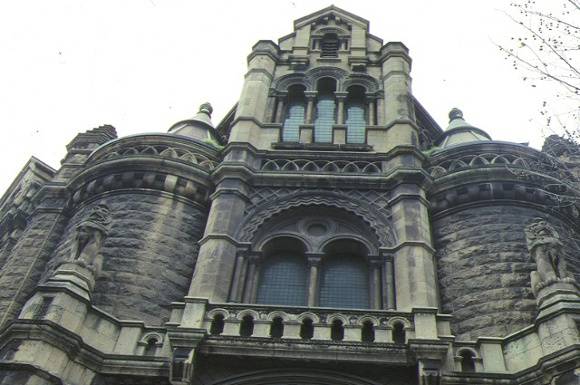 magistrates court russell street melbourne entrance elevation
