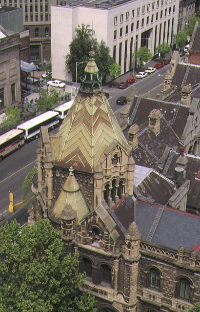 magistrates court russell street melbourne tower detail
