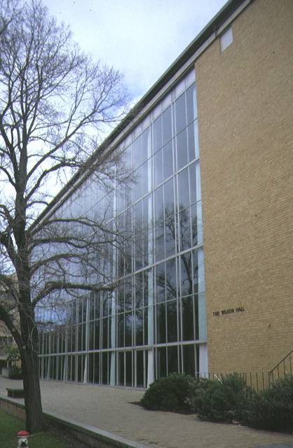 1 wilson hall university of melbourne parkville glass wall side view jul1993