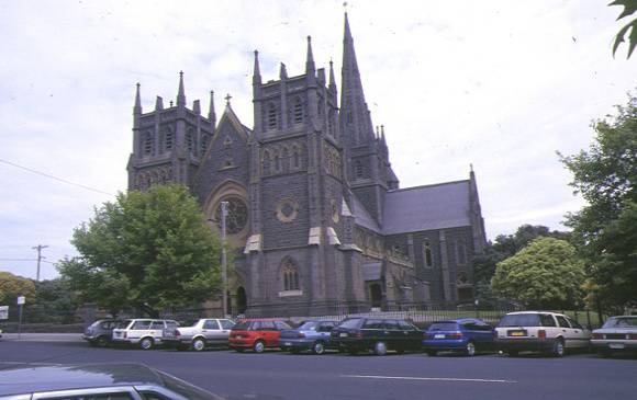 1 st mary of the angles catholic church yarra street geelong front elevation dec1993