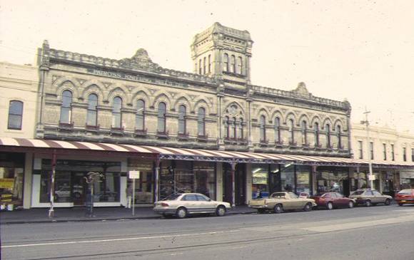 1 park street/1 emerald hill estate south melbourne 256-264 park street front facade oct1995