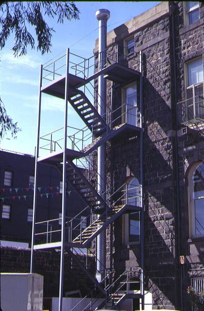 former es&a bank malop street geelong fire escape