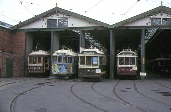 1 bendigo tram sheds front view of tram sheds