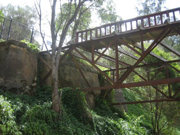 Brunton s Bridge, Walhalla end from below