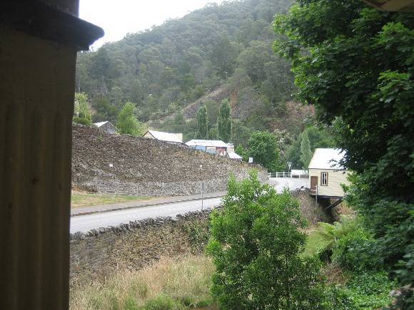 Walhalla Bandstand looking toward former Post Office