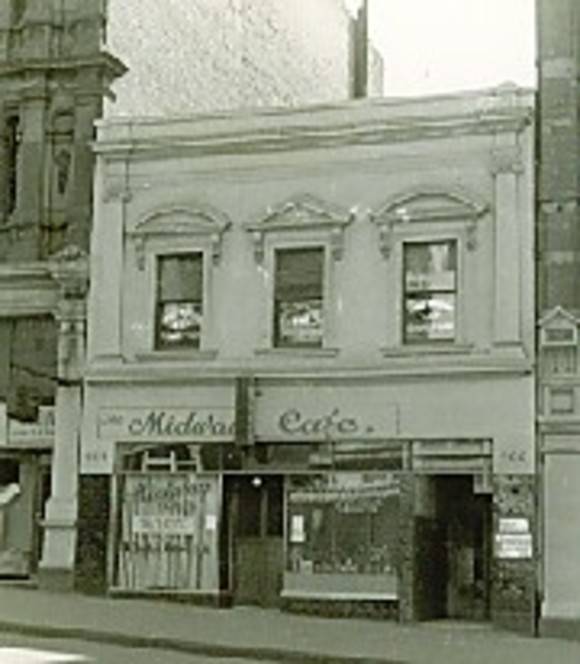 B0433 Midway Cafe Bourke St Melbourne
