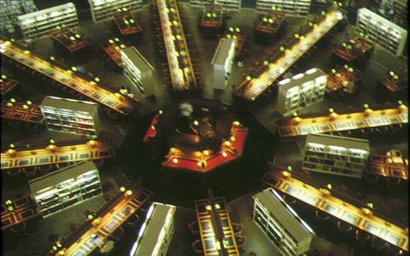 state library of victoria & national museum complex domed reading room feb1998