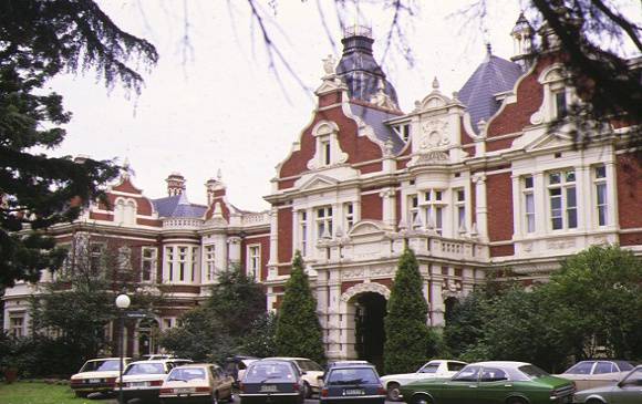 1 1888 building university of melbounre parkville front elevation