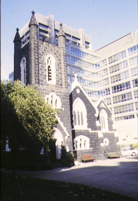st augustines bourke street melbourne tower elevation 1998