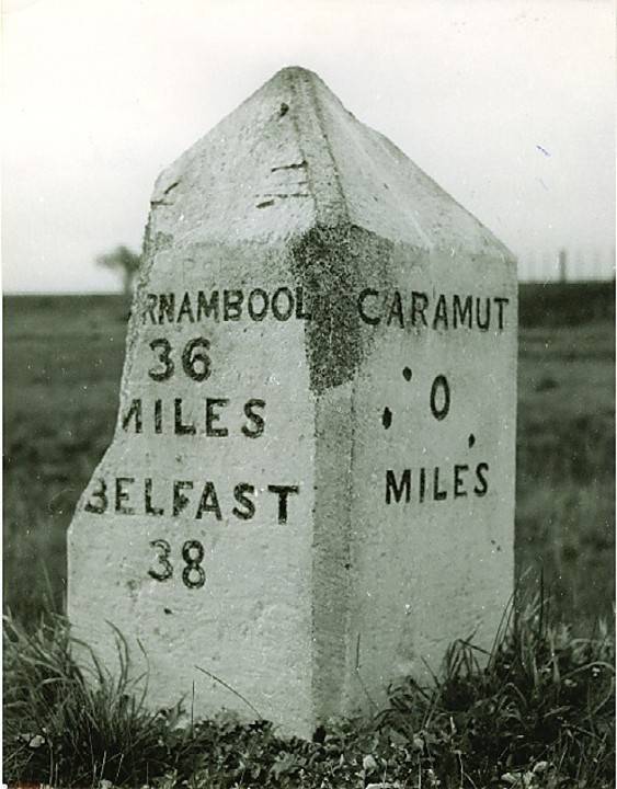 B2363 Sone Mile Post, CARAMUT