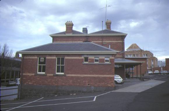 former police station ballarat side elevation