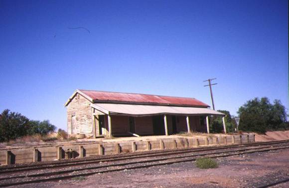 1 manangatang railway station complex wattle street manangatang rear view