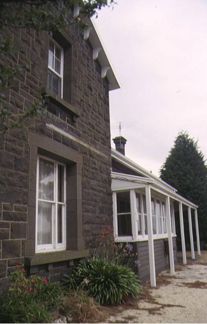 former moorabool railway station track side dec1998