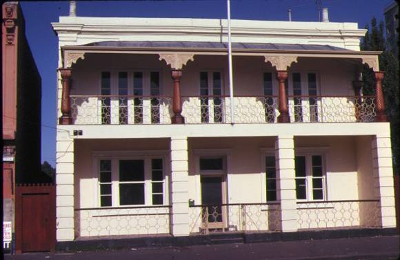 1 residence nelson place williamstown front view with painted cream facade