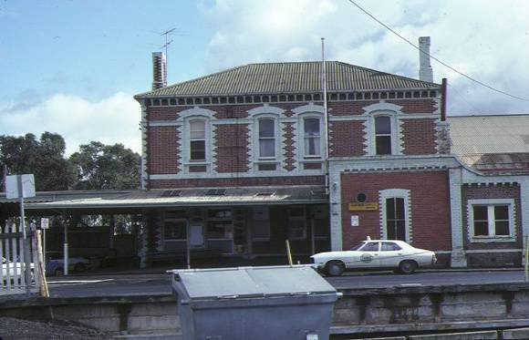 geelong railway station & goods shed geelong side view