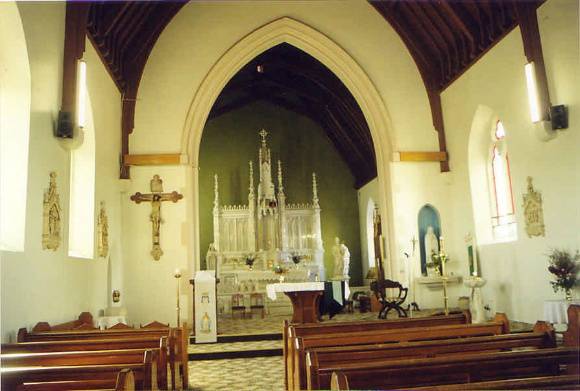 SL 256a - Interior of St. Patrick's. Looking towards alter