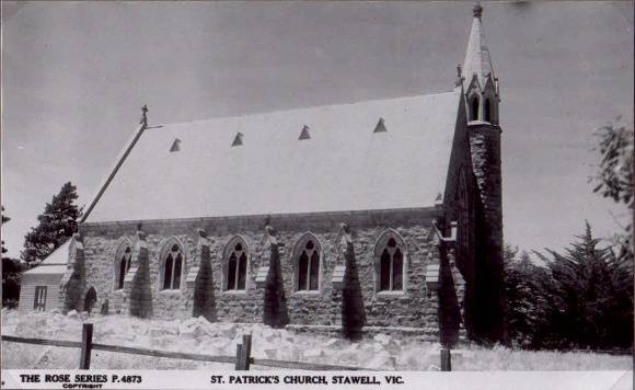 SL 256d - Stawell Historical Society Collection. Sacristy not built.