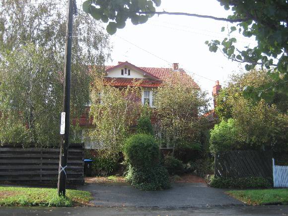 Double-storey Edwardian duplex at 9-11 Banole Avenue.