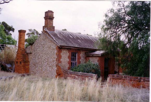 SW 02c - pebble wall outbuildings.