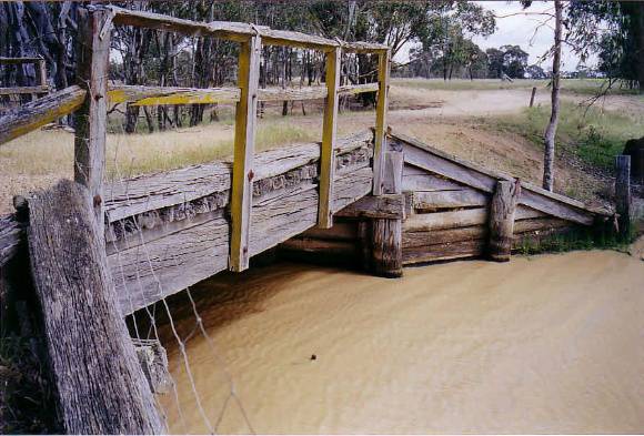 TU 01 - Timber Bridge, old Tulkara Navarre Road over Heifer Station Creek tributary, TULKARA