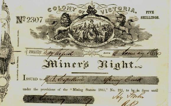 H2112 Miners Right   1866