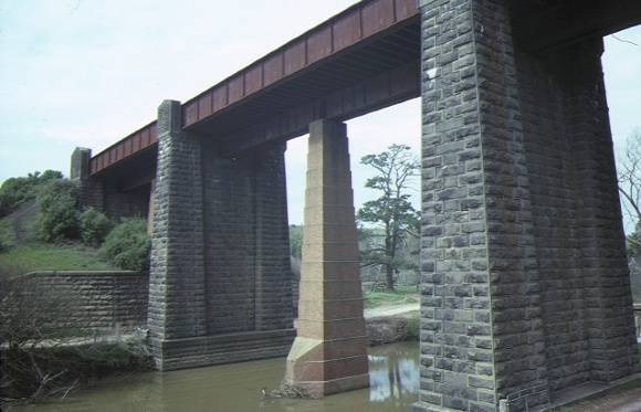1 rail bridge over jackson's creek sunbury side elevation sep 84 
