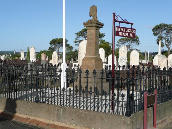 EUREKA MEMORIALS, OLD BALLARAT CEMETERY SOHE 2008