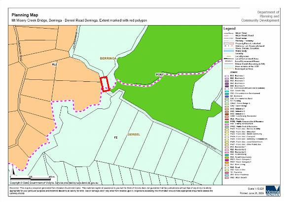 Extent of registration map 