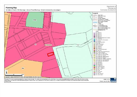 Extent of registration map 