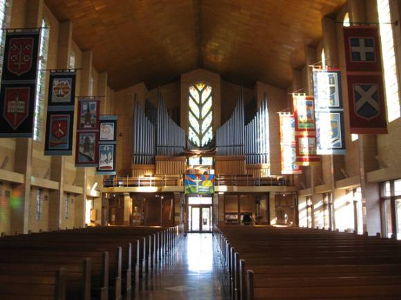 H0124 St Andrews Brighton church  interior view to rear   May 2009