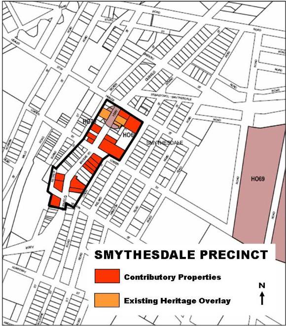 Smythesdale Heritage Precinct Map