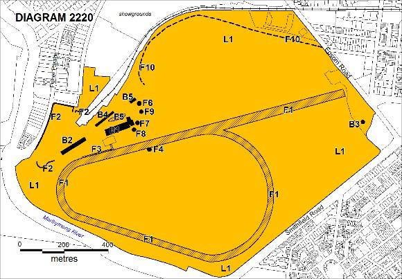 PROV H2220 flemington racecourse plan