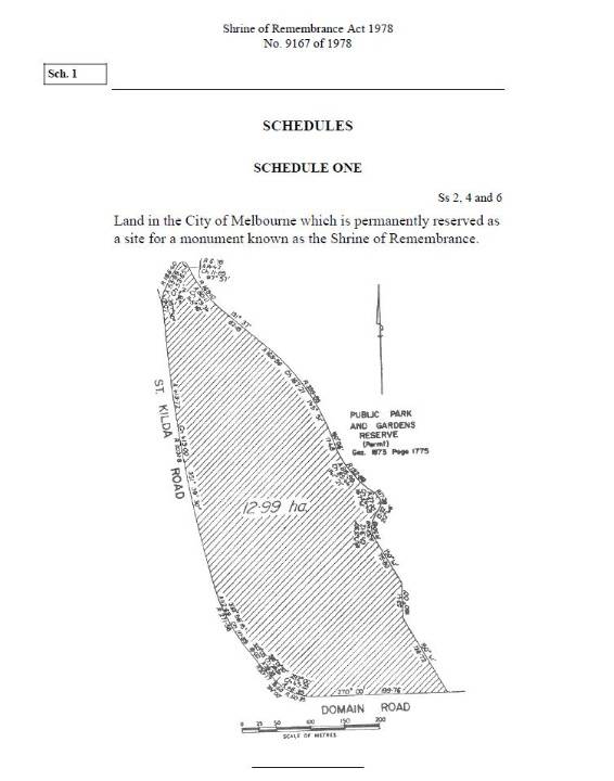 H0848 shrine of remembrance plan