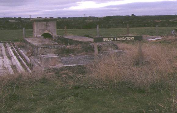 1 wonthaggi state coal mine northern precinct 19 & 20 shafts boiler foundations