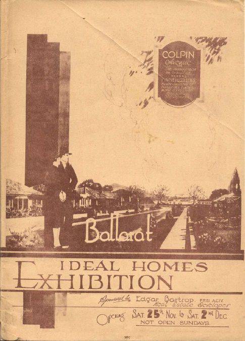 Ideal Homes Exhibition Booklet 1933, Front Cover - 