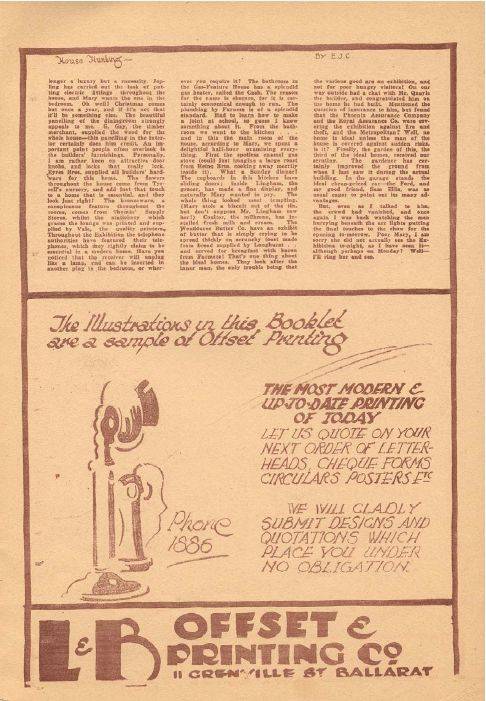 Ideal Homes Exhibition Booklet 1933, p.20. - 