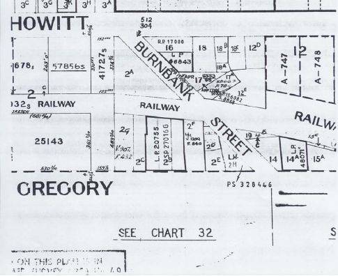 Figure 2.19: Portion of Township plan of Ballarat North, n.d.,  - Ballarat Heritage Precincts Study, 2006