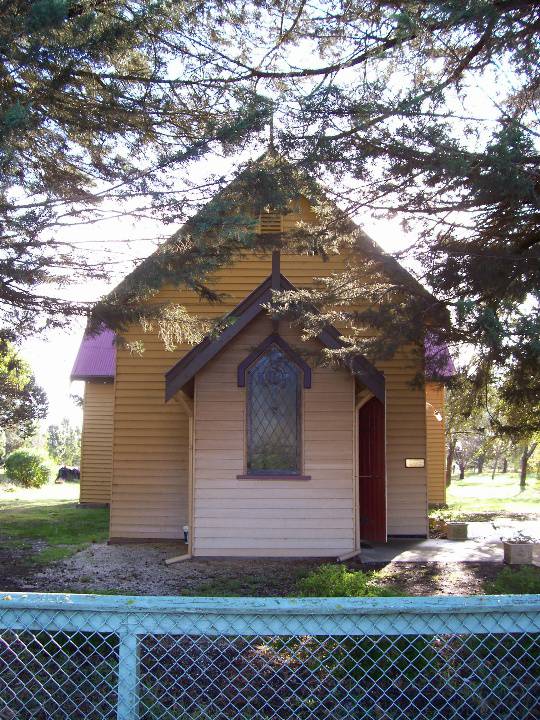 St Joseph's Catholic Church Complex, Meredith, church entrance
