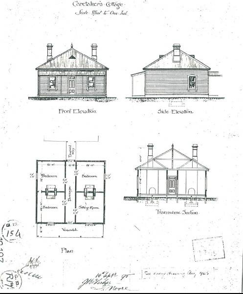 Bendigo Law Courts historic drawings