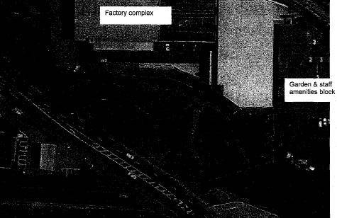 HO246 - Fayrefield Hat Factory, Plan prepared from recent aerial image (Nillumbik Shire, NTS) contributory elements as shown.