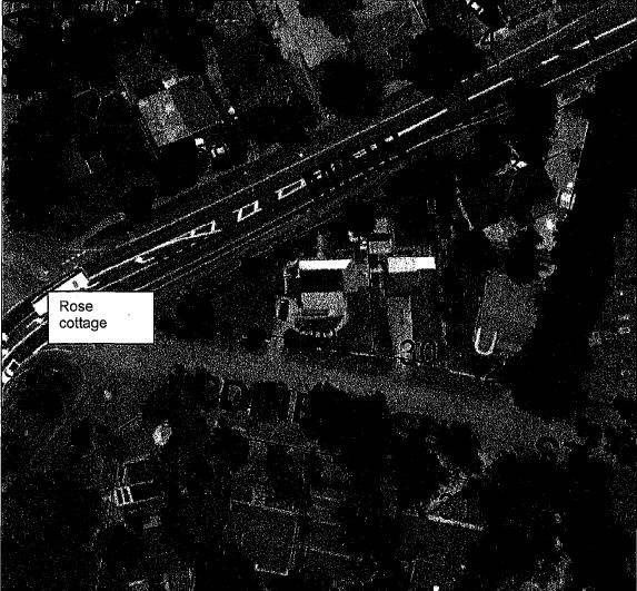 HO225 - Plan prepared from recent aerial image (Nillumbik Shire, NTS) contributory elements as shown.