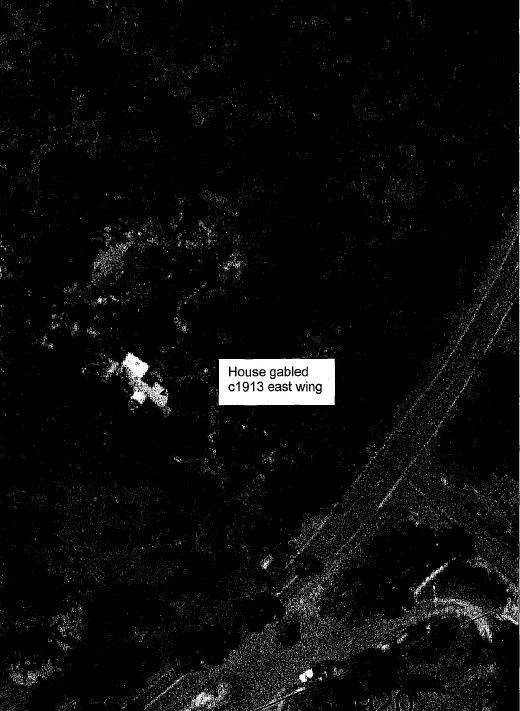 HO222 - Plan prepared from recent aerial image (Nillumbik Shire, NTS) contributory elements as shown.