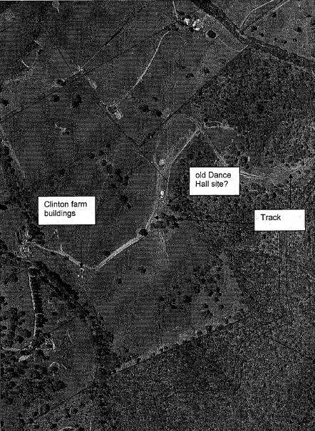 Clinton's Pleasure Grounds - Plan prepared from recent aerial image (Nillumbik Shire, NTS) contributory elements as shown.