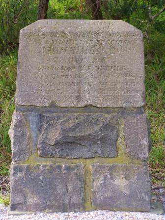 Deep Rock Swimming Club site - foundation stone