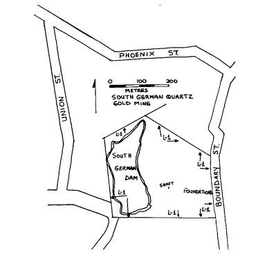 south german quartz gold mine boundary road maldon plan