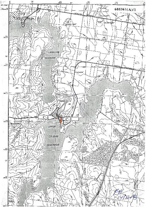 coliban water supply registration plan 605361(A)1