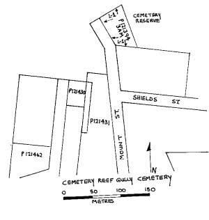 cemetery reef gully cemetery plan